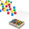 Counting Blocks for Math, Classroom Supplies, 5 Colors (0.4 In, 1000 Pieces)